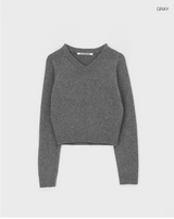 [MADE] ステニーVネックニット 50% WOOL