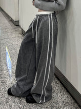 Low Washing Unbalanced Sagging Pants