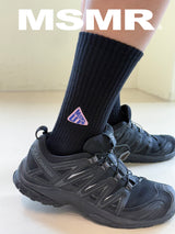 UP Logo Crew Socks Black