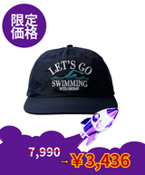 【限定価格】Let's Goナイロンキャンプキャップ Swimming