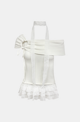 Noir Daisy Frill T-shirt
