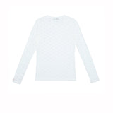 リボンレースTシャツ ホワイト