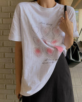 Liro プリント半袖Tシャツ