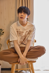 QT8 x USA TAKUMA ザ キャットT (アイボリー)