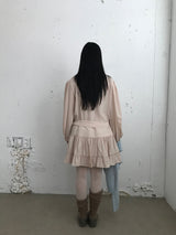 アプリコットピンタックドレス (3 Colors)