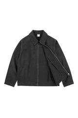 Washed Cotton Workwear Jacket