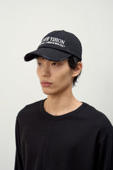 NEW VISION DESTROYED WASHED CAP (BLACK)