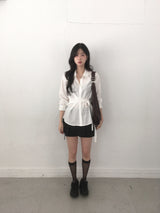 eyelet shoulder bag