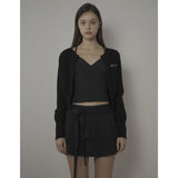 DOT CAMISOLE-BLACK