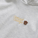 Concept Collegeカーシブロゴワッフルフーディー／メランジグレー [Unisex]
