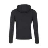 SLIT LONG SLEEVE HOODIE [BLACK]