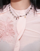 [MADE] open close charm necklace
