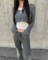 ブリルブーツカットデニムパンツ