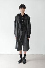 ライトウエイト コットン ロングシャツ