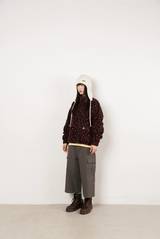 Twister Star Teddy Fleece Jacket - Red     