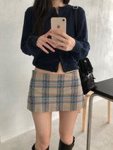 Muir Checkered Mini Skirt (2 colors)