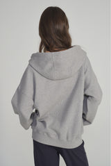 87 Waffle hooded zip-up, Gray