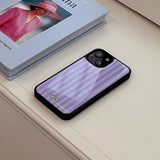 ストライプエポキシバンパーケース (Purple)