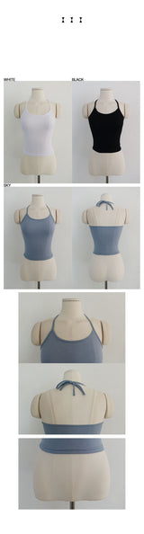RAY HALTER CROP TOP (3COLORS!)