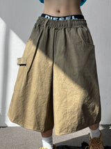 Hotstern Sun Embroidered Cotton Bermuda Shorts 3color