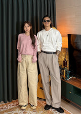 Women's デイリーウォッシャブルVネックニット 14COLOR
