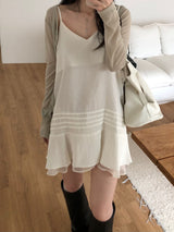 Soy V-neck see-through cardigan (4 colors)