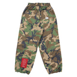 Cargo Twill Wide Jogger Pants Camouflage