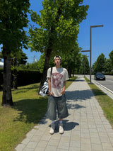 Toony denim Bermuda pants
