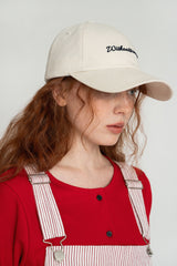 Lettering ball cap_natural