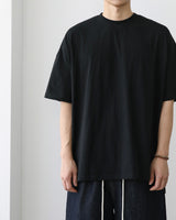 BT スリットオーバーフィットハーフTシャツ ブラック