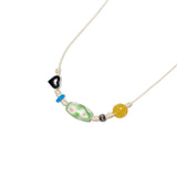 white gemstone necklace
