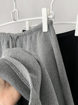 texture cotton sweat banding pants