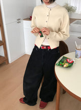 ベルベットタッチウォッシュ加工パンツ