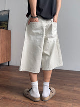 Amber Washed 8/10 Bermuda Pants (3color) (No.962)