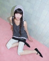APRON MICRO PANTS / BLACK