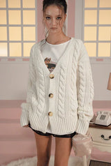 Baby boo cardigan - ivory  