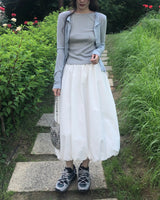 Balloon Maxi Skirt
