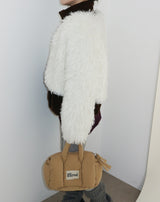 プラムショーツレイヤードミニスカート (Wool Material)