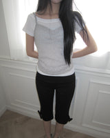Blem Off-Shoulder Short Sleeve T-Shirt