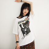 チョーカーロックTシャツ ホワイト