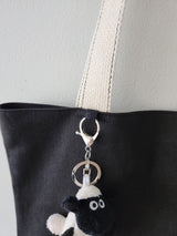  webbing simple line bag - black [M]