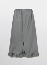 Frill Mermaid Maxi Skirt / Charcoal