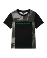 Blocked Graphic SS T-shirt _ BLACK