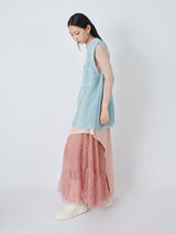 HAND EMBROIDERY DISTRESSED VEST