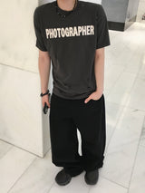 Grapher damage short-sleeved T-shirt 3C