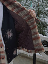 3 TAP Hairy Wool Check Jacket (2color)