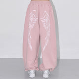 エンジェルヴィンテージスウェットパンツ (BABY PINK) F25QD819