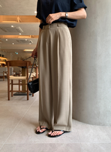 [Lè made] Lè made サマーリネンワイドスラックス / 3 colors