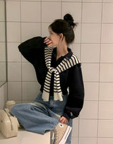 [BELLIDE MADE] Almonds, color cropped sweat