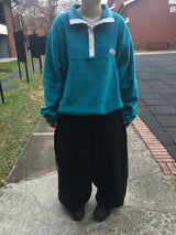 Double-sided fleece anorak
